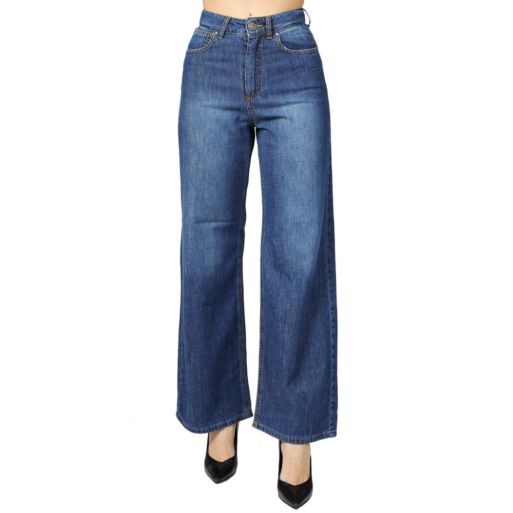 God Save Denim Selene 11 Wide Leg Jeans Dark Wash Made in Italy NWT